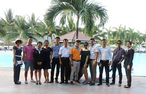 Đoàn CLB Du lịch Thủ đô khảo sát khu nghỉ dưỡng Diamond Bay Resort
